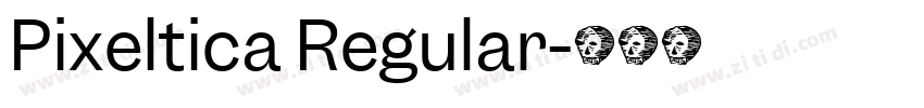 Pixeltica Regular字体转换